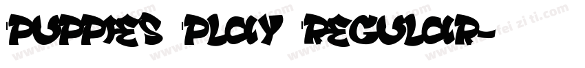 Puppies Play Regular字体转换